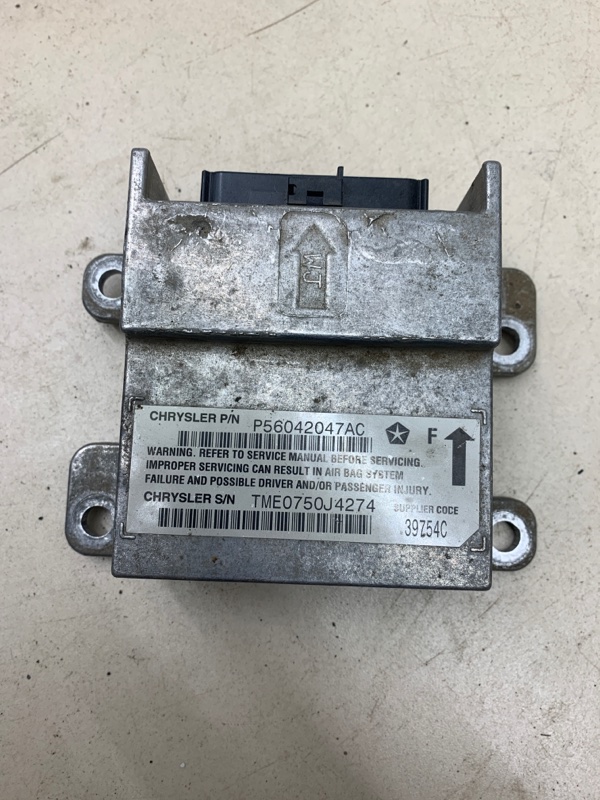 Блок управления AIRBAG Jeep Grand Cherokee 2000 WJ EVA 4.7 бензин p56042047ac Б/У