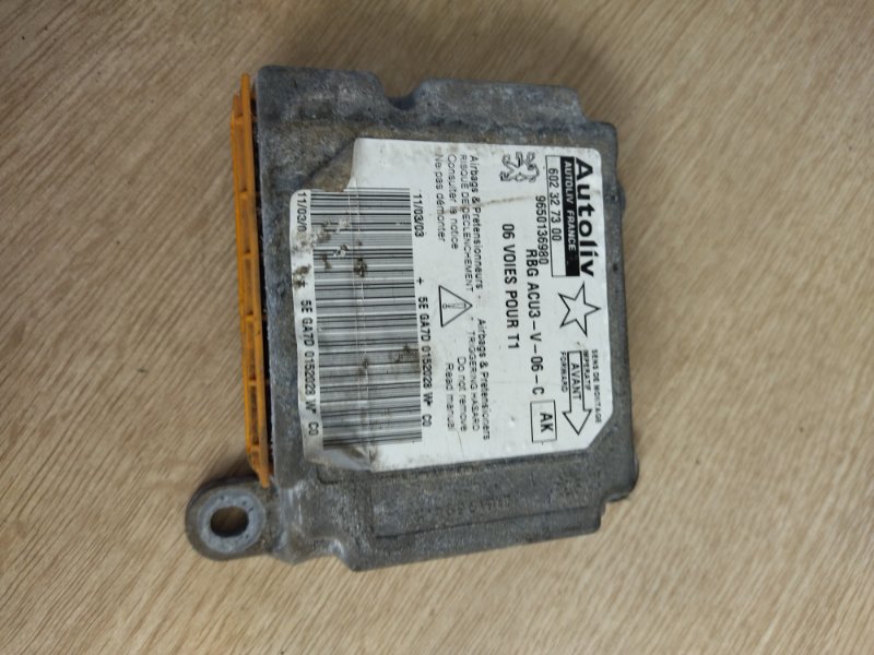 Блок AirBag Peugeot 206 2003 5dr хейтчбек psa kfw 1360cm 75лс Б/У