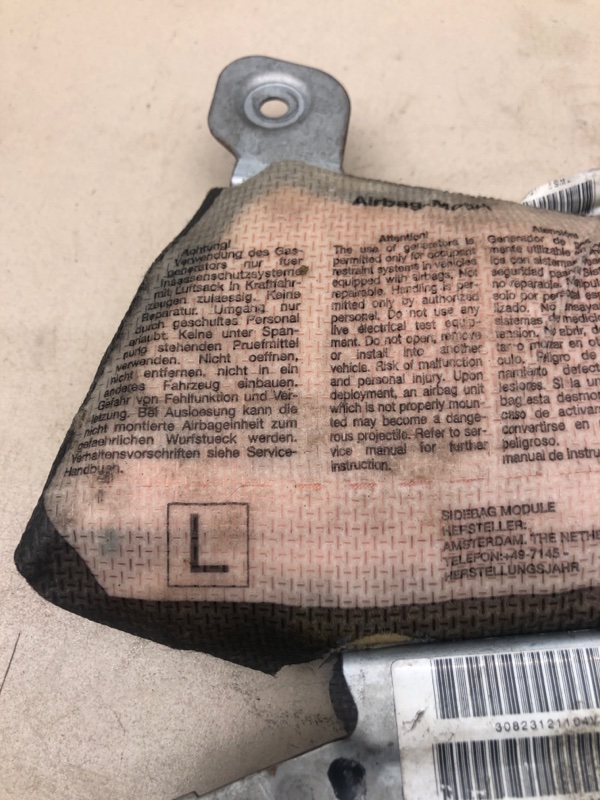 Подушка безопасности боковая левая BMW 5 e39 m52 Подушка безопасности боковая левая BMW 5 e39 m52