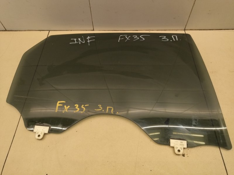 Стекло боковое заднее правое fx35 2003 S50 3500см