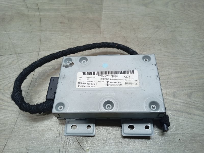 Запчасть блок управления мультимедиа Mercedes E W212 A1729009302 контрактная Блок управления мультимедиа Mercedes E W212 A1729009302 контрактная