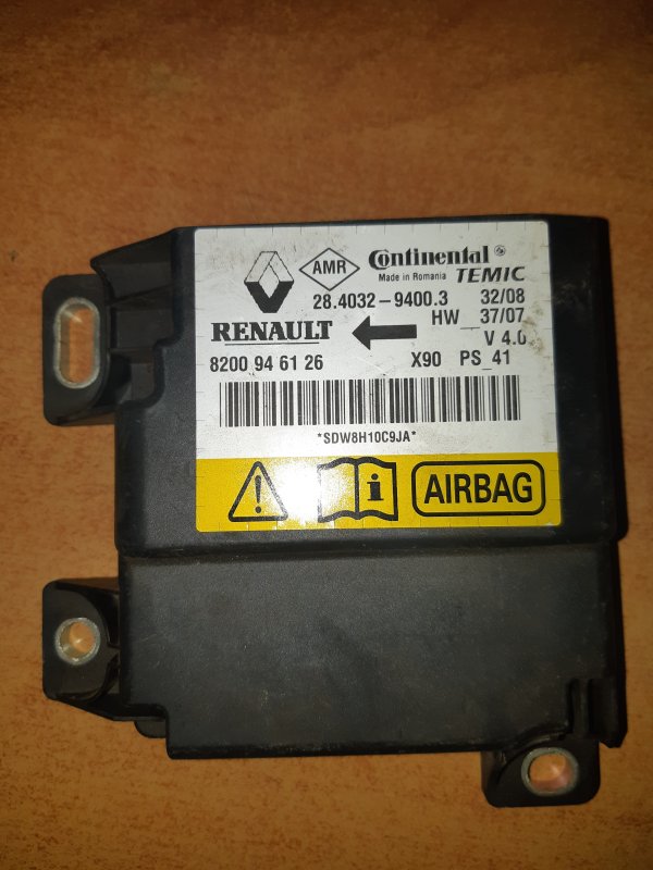 Блок управления SRS Renault Logan 8200946126 Б/У