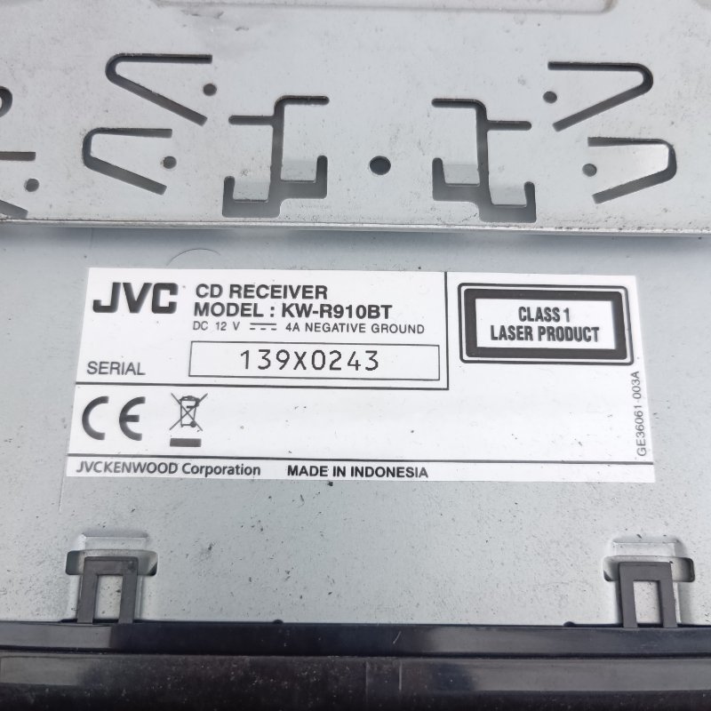 Магнитола JVC - KW-R910BT