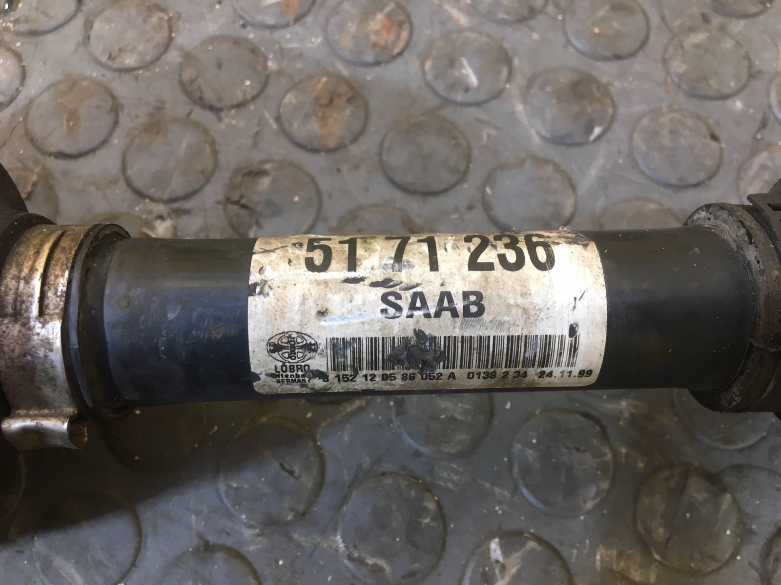 Привод передний правый 9-3 SERIES 2000 YS3D B205R