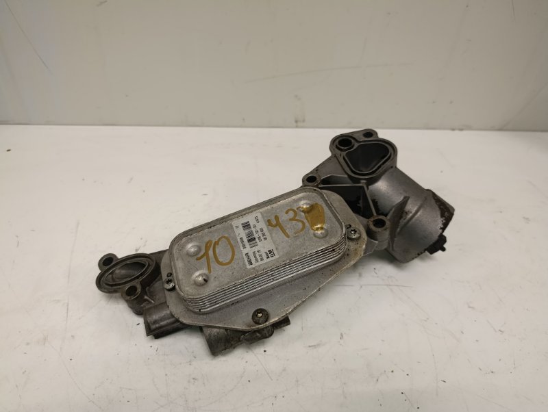 Теплообменник масляного фильтра OPEL ASTRA H Z18XER 55353322 контрактная