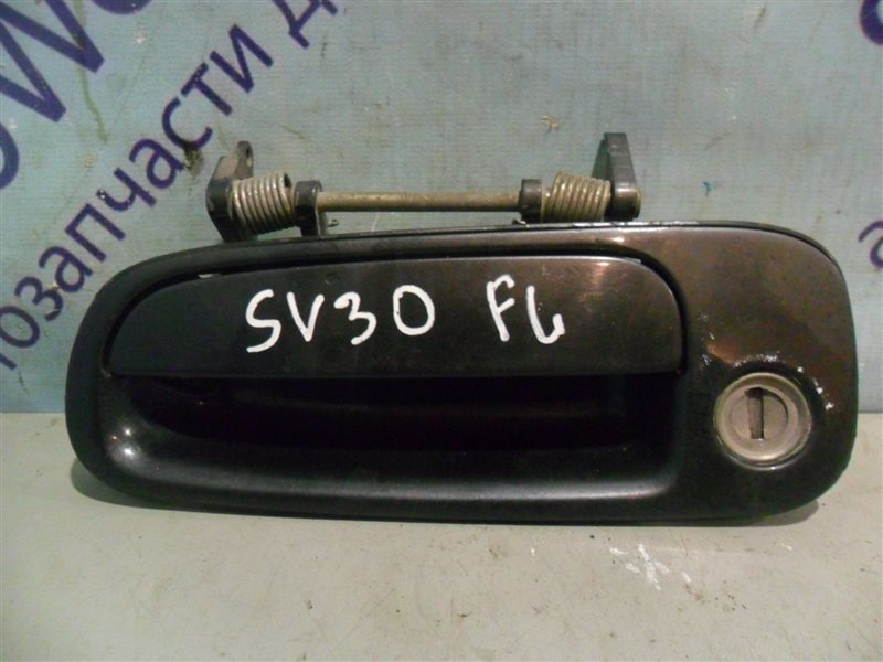 Ручка двери внешняя Toyota Vista SV30 4S-FE 1991 передняя левая