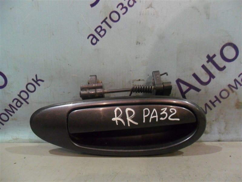 Ручка двери внешняя Nissan Cefiro PA32 VQ25DE 1995 задняя правая