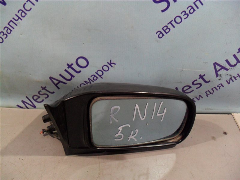 Зеркало Nissan Sunny N14 GA14DS 1992 переднее правое