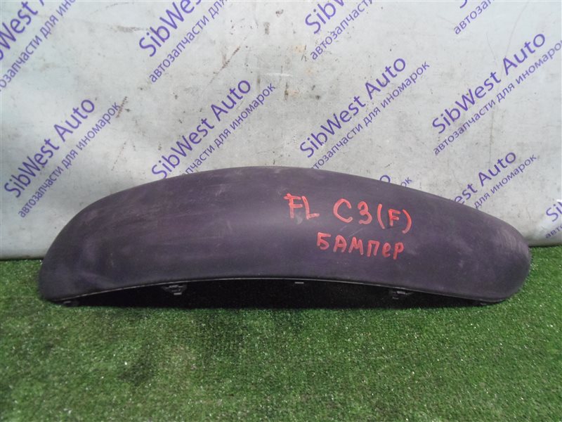 Молдинг на бампер Citroen C3 F TU3JP1.4L 2002 передний левый