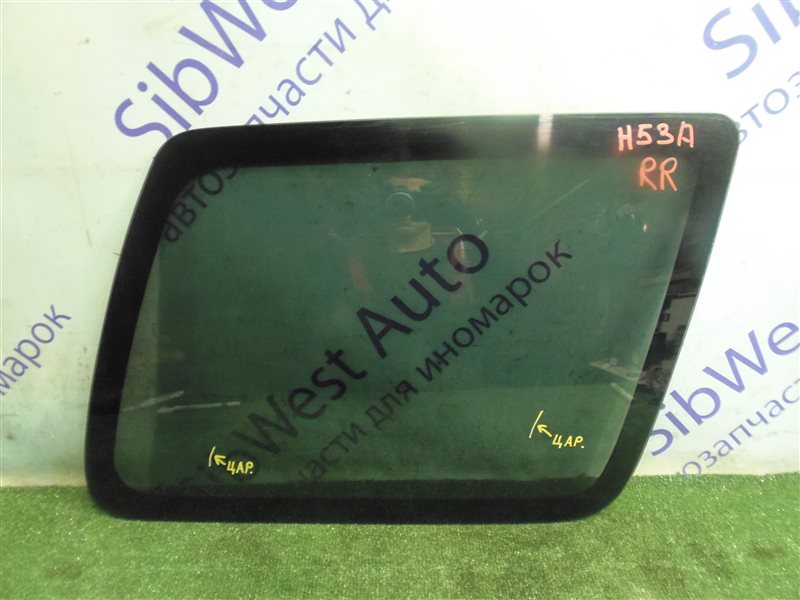Стекло собачника Mitsubishi Pajero Mini H53A 4A30T 2001 заднее правое