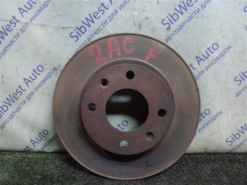 Тормозной диск PEUGEOT 206 2AC TU3JP 2000 передний (б/у)