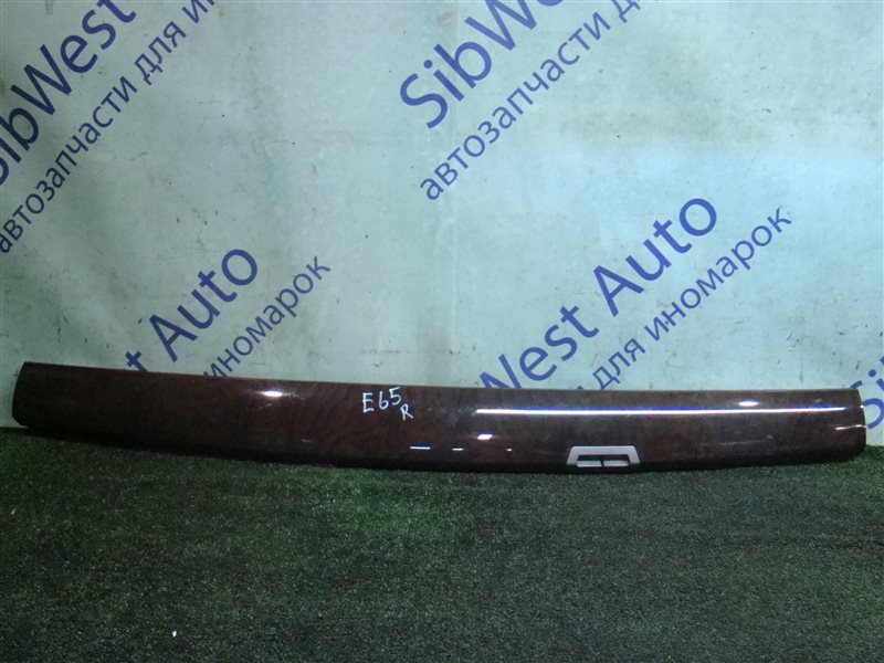 Накладка полки BMW 7-Series E65 N62B44 2002 задняя (б/у)
