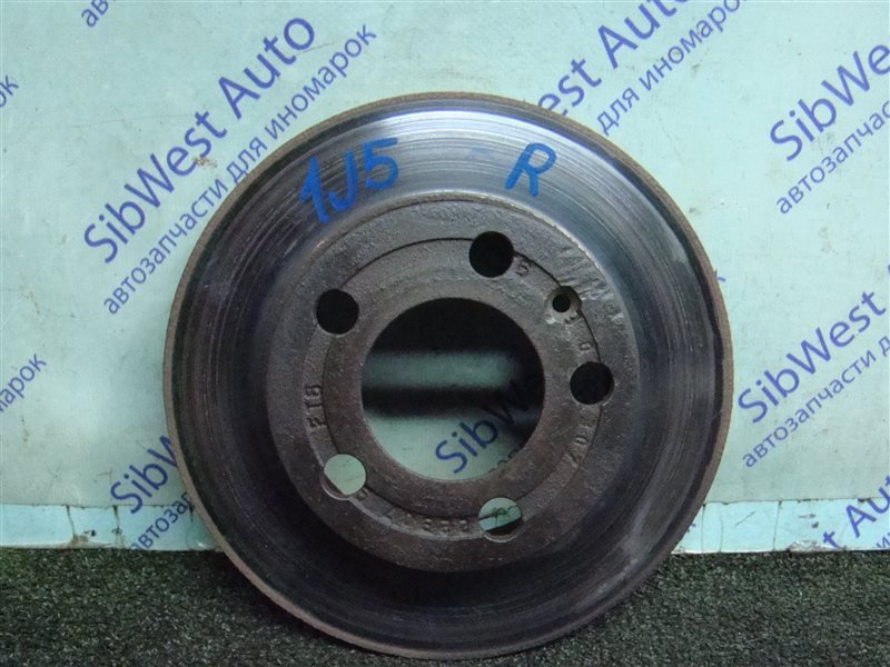 Тормозной диск VOLKSWAGEN GOLF 1J5 AXR 2002 задний (б/у) Тормозной диск VOLKSWAGEN GOLF 1J5 AXR 2002 задний (б/у)