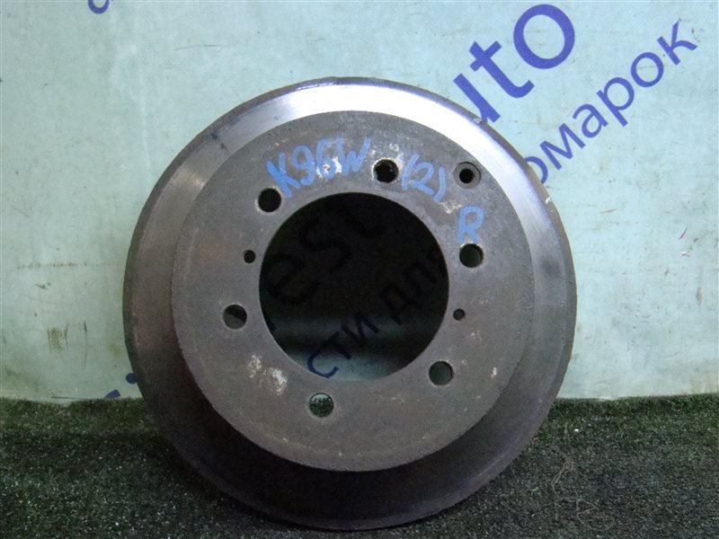 Тормозной диск MITSUBISHI MONTERO SPORT K96W 6G72 1998 USA задний (б/у)