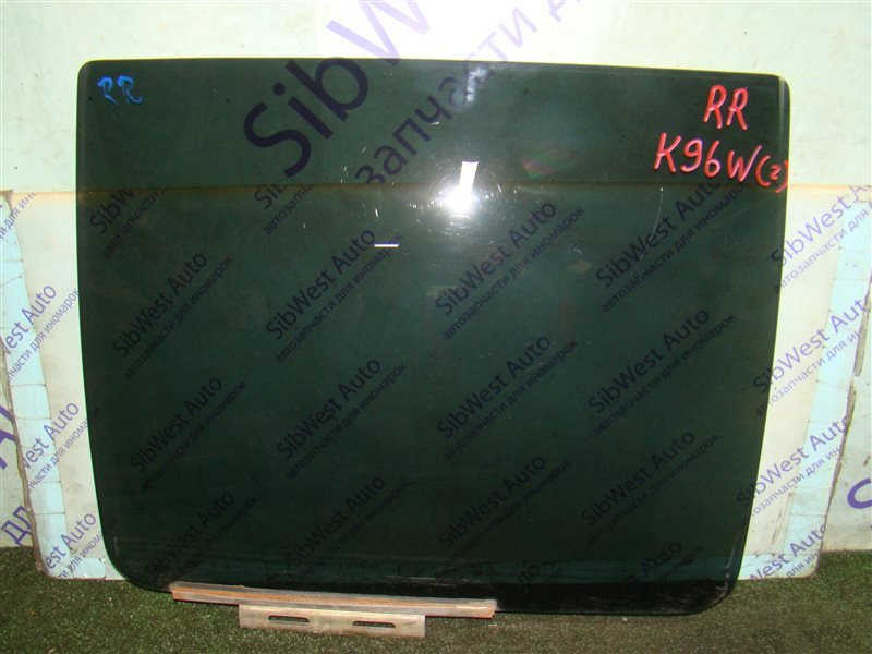 Стекло двери MITSUBISHI MONTERO SPORT K96W 6G72 1998 USA заднее правое (б/у)
