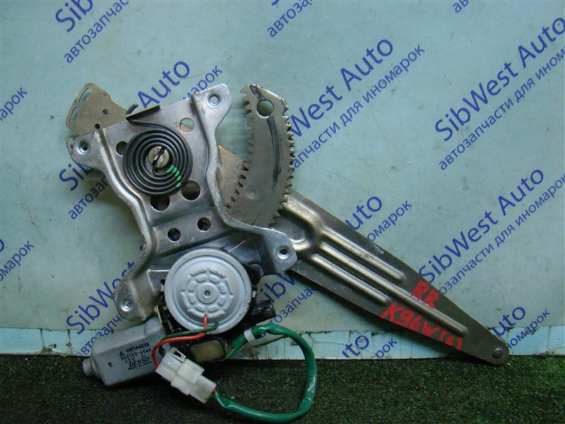 Стеклоподъемник MITSUBISHI MONTERO SPORT K96W 6G72 1998 задний правый (б/у)