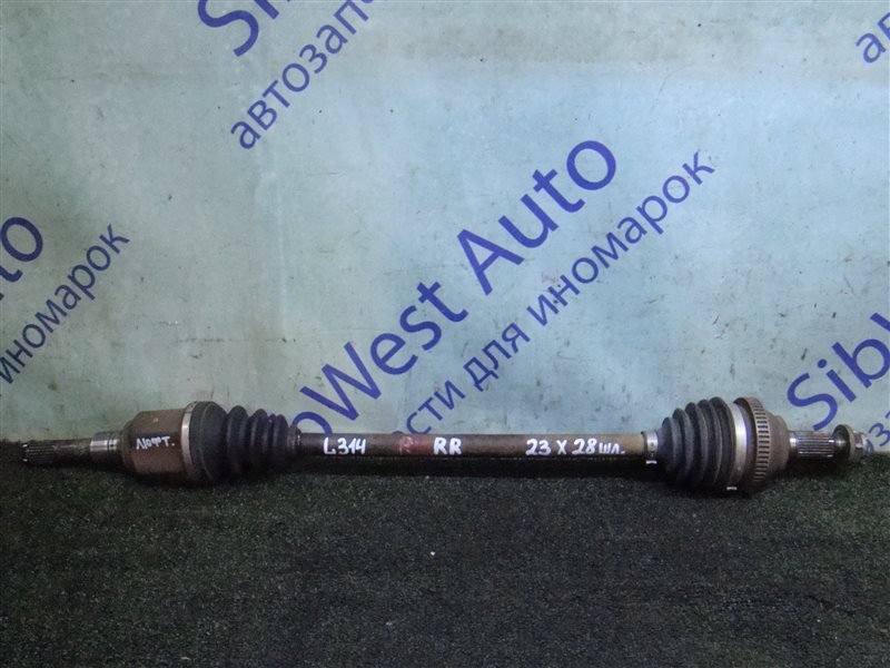 Привод LAND ROVER FREELANDER L314 25K4F 2001 задний правый (б/у)