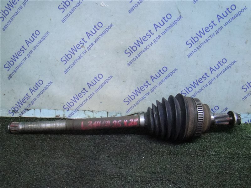 Привод LAND ROVER FREELANDER L314 25K4F 2001 передний левый (б/у)