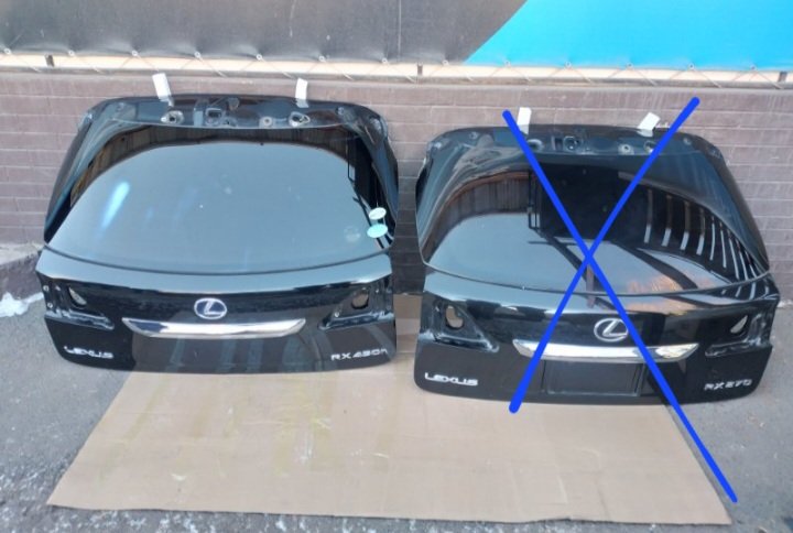 Крышка багажника задняя Lexus RX270 2011 AGL10 1ARFE 67005-48611 Б/У