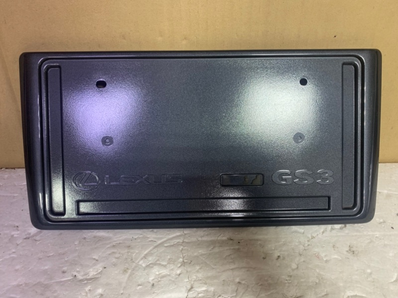 Рамка для крепления номера задняя Lexus gs250 2014 AWL10 2ARFSE 08407-30090 Б/У