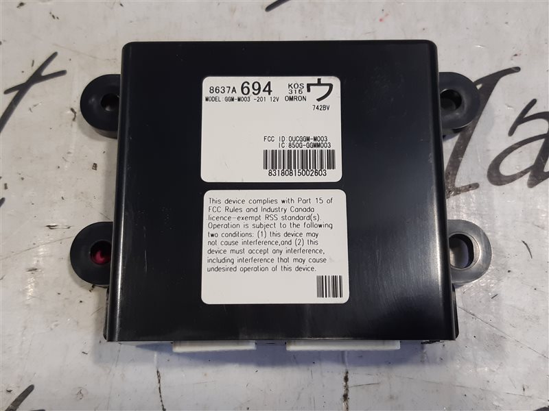 Блок управления MITSUBISHI OUTLANDER 2015 GF7W 4J11 8637A694 контрактная