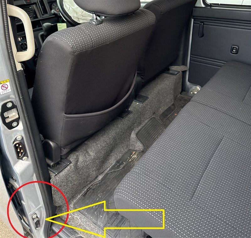 Ограничитель двери задний Hijet 2019 S321V KFVE4