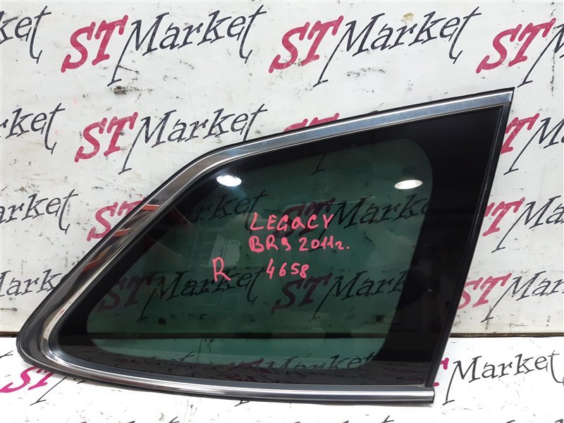 Стекло собачника заднее правое SUBARU Legacy 2011 BR9 EJ253 65209AJ041 контрактная
