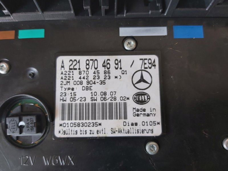 Плафон салона S 500 4MATIC 2008 W221 273 968