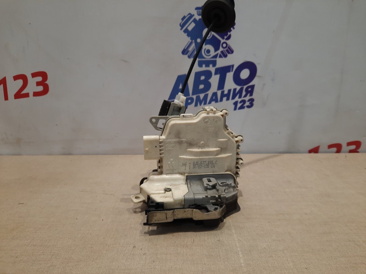 Запчасть замок двери передний левый Audi Q7 2010 4L 8J2837015C контрактная Замок двери передний левый Audi Q7 2010 4L 8J2837015C контрактная