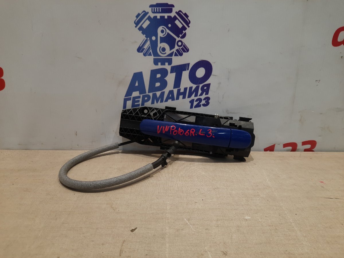 Ручка двери задняя левая Volkswagen Polo 2011 6RCBZ 6Q0837885A контрактная