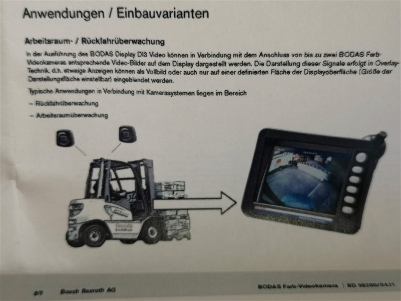 Камера заднего вида JCB 3CX