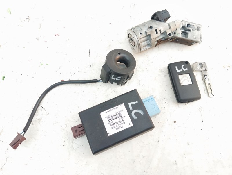 Замок зажигания Citroen C4 2008 LC TU5JP4 4162EA Б/У