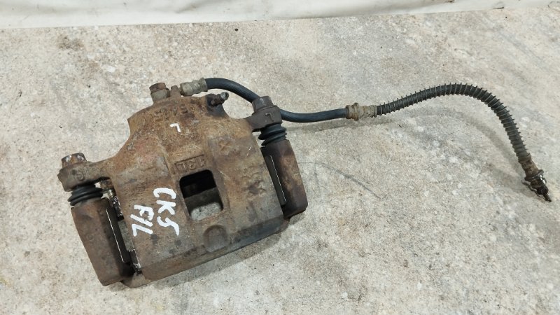 Суппорт тормозной передний левый MITSUBISHI Mirage 2001 CK5A 4G93 MB928408 Б/У