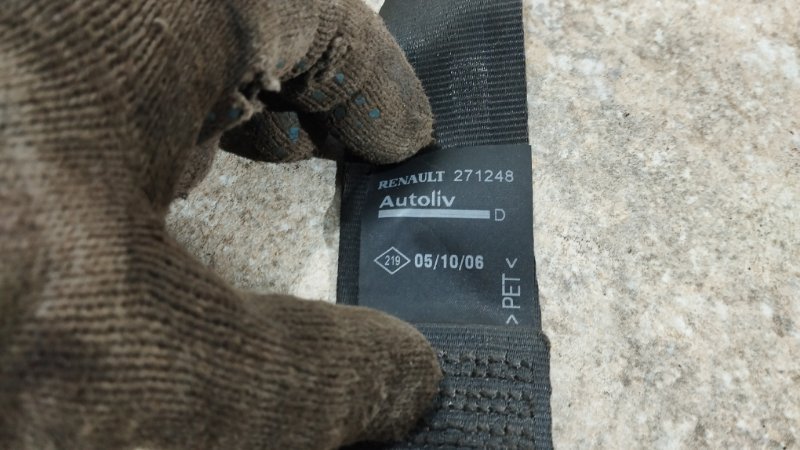 Ремень безопасности передний правый LOGAN 2006 LS0 K7M710