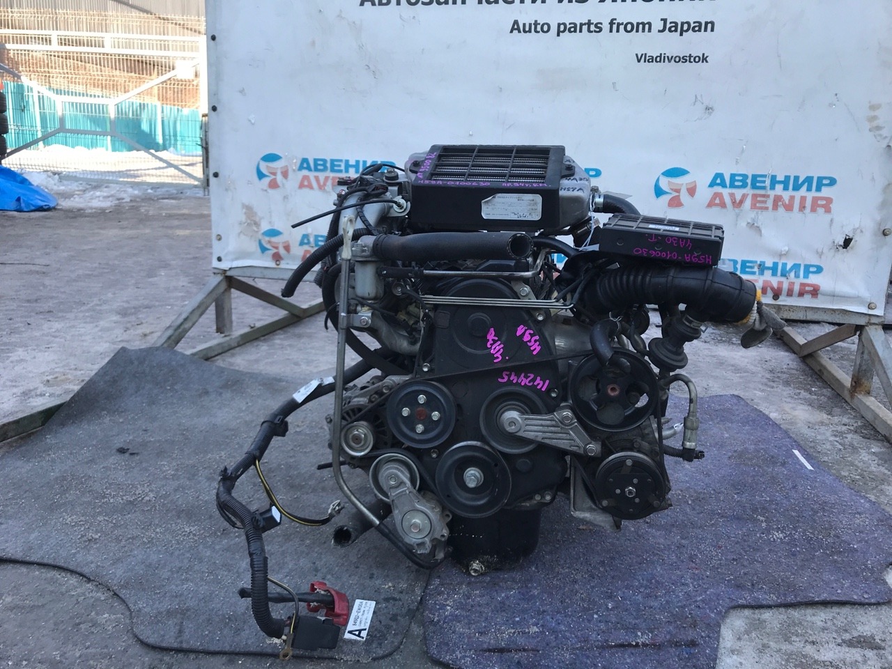 Двигатель Nissan Kix H59A 4A30 T Двигатель Nissan Kix H59A 4A30 T