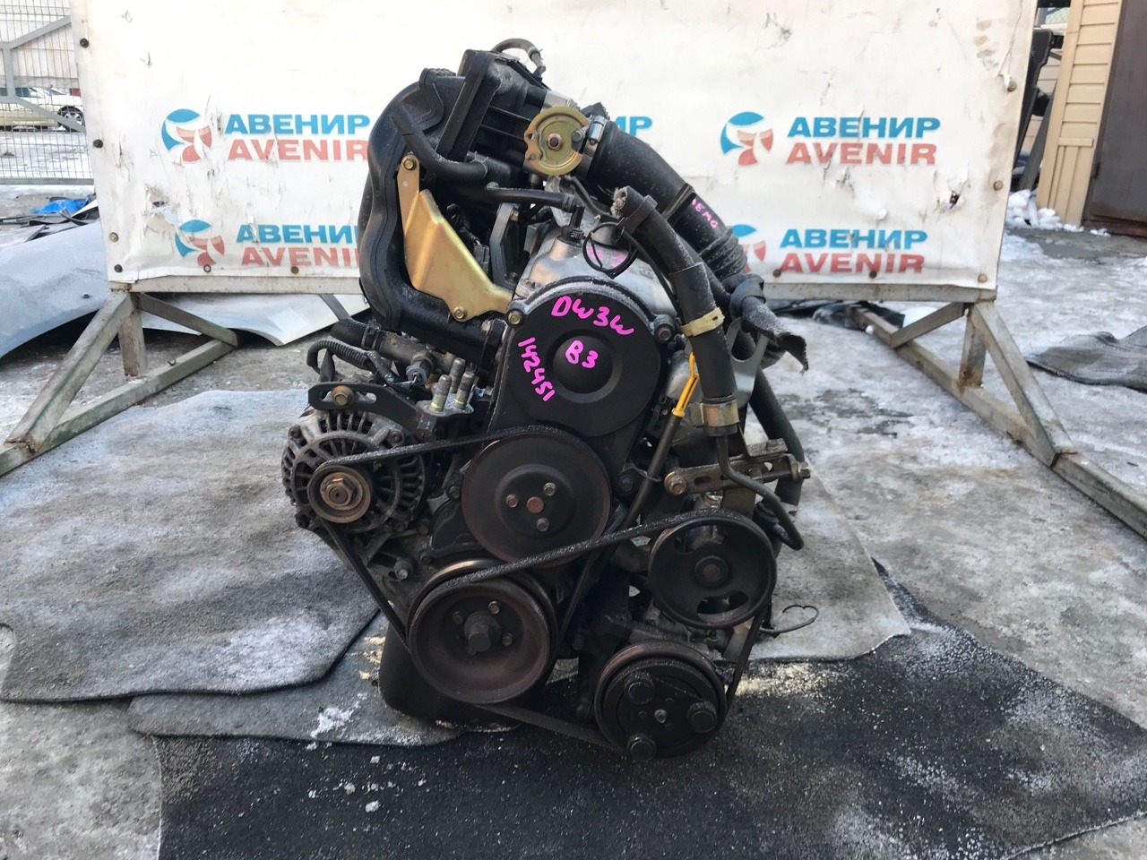 Двигатель Mazda Demio DW3W B3 Двигатель Mazda Demio DW3W B3