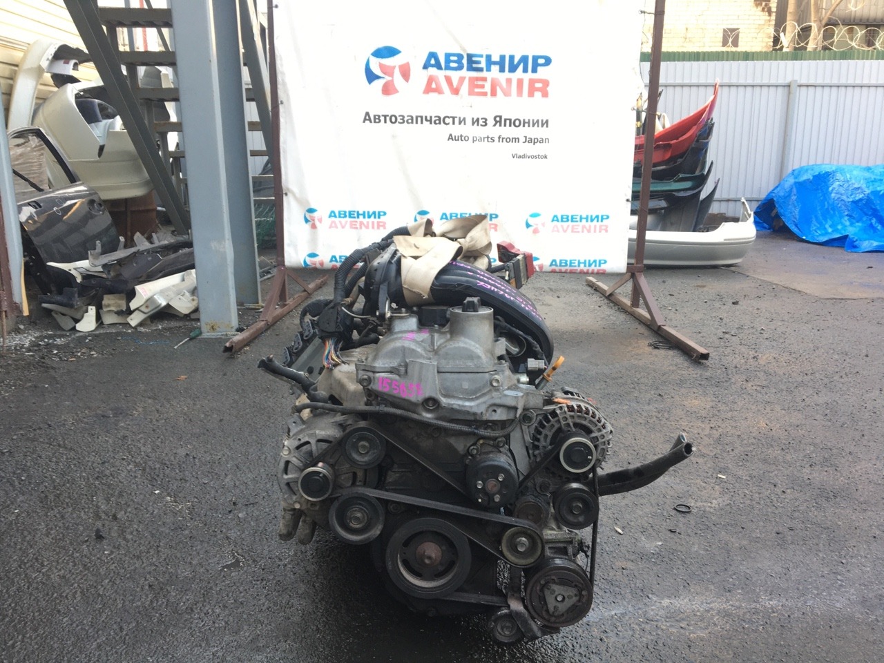 Двигатель Nissan Tiida NC11 HR15 Двигатель Nissan Tiida NC11 HR15