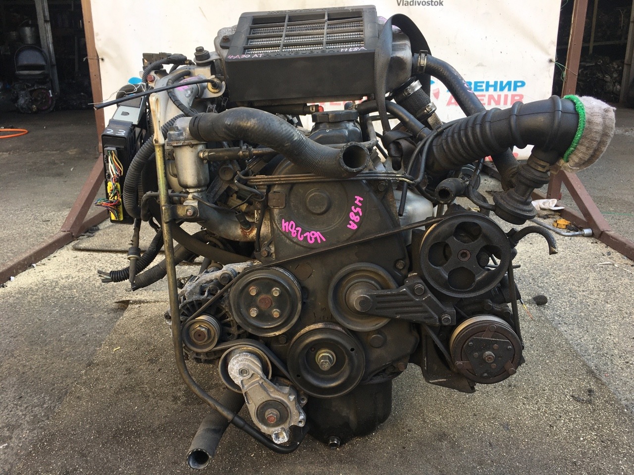 Двигатель Mitsubishi Pajero Mini H58A 4A30T