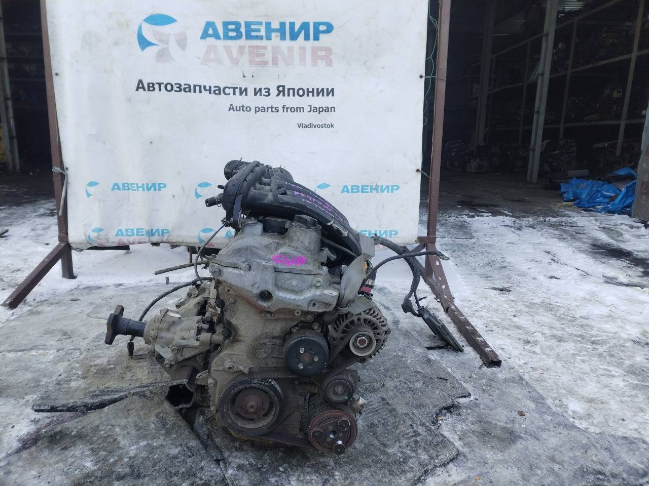 Двигатель Nissan Ad VZNY12 HR16DE