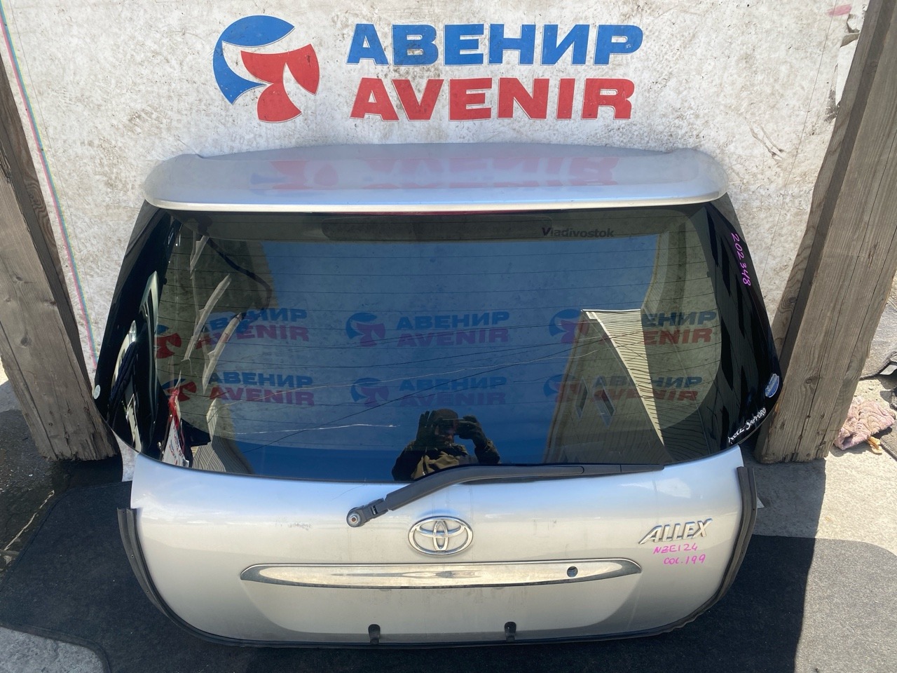 Дверь задняя Toyota Allex NZE121 задняя