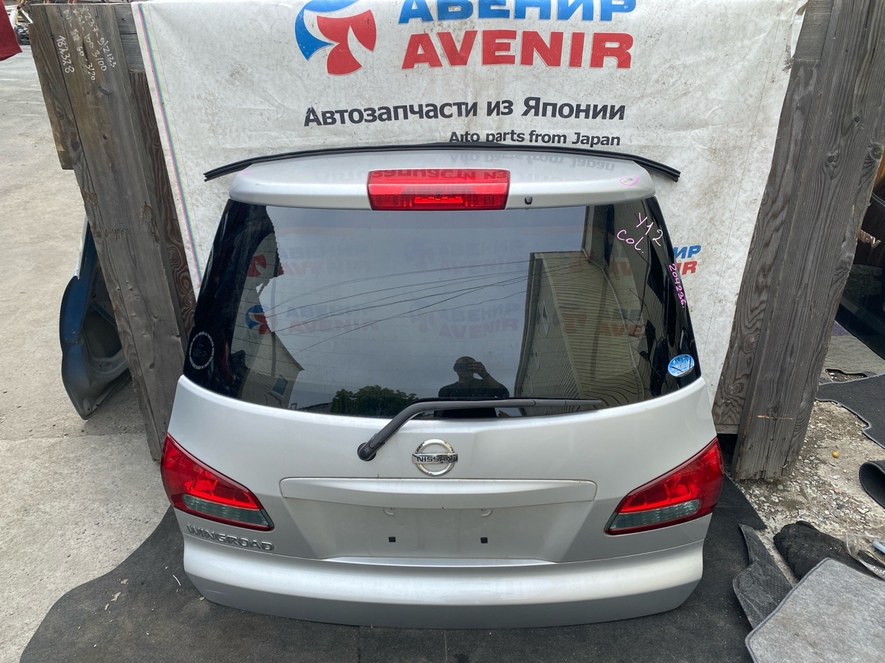 Дверь задняя NISSAN WINGROAD Y12 задняя (б/у)