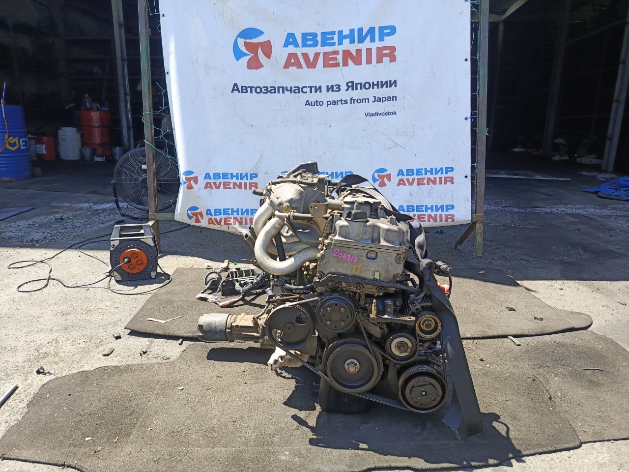 Двигатель NISSAN SUNNY FNB15 QG15DE (б/у)