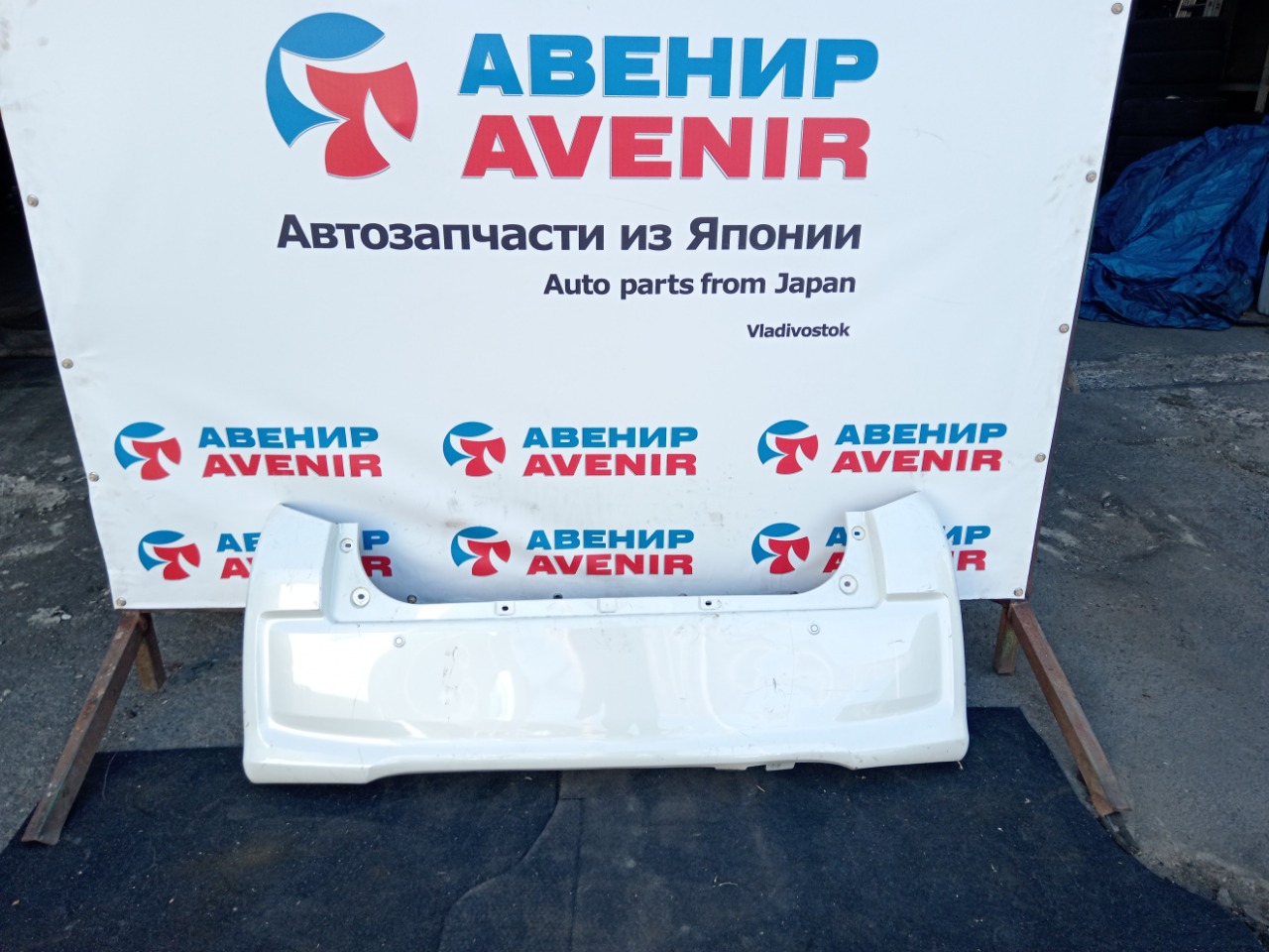 Бампер DAIHATSU MOVE LA150S KF задний (б/у)