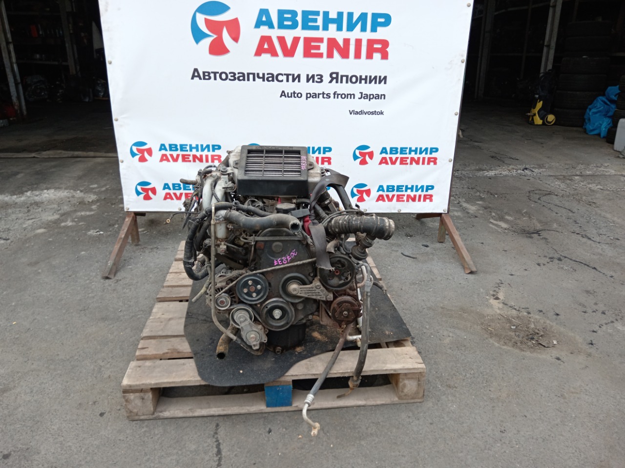 Двигатель MITSUBISHI PAJERO MINI H58A 4A30-T (б/у)