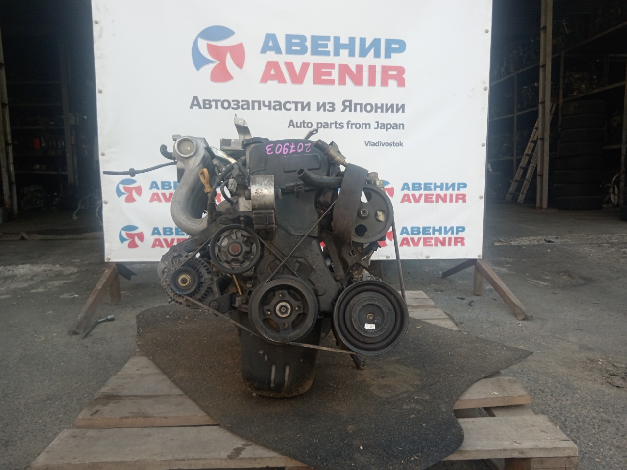 Двигатель TOYOTA CORSA EL51 4E-FE (б/у)