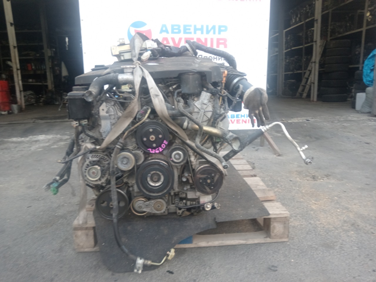 Двигатель NISSAN CIMA GF50 VK45DE (б/у)