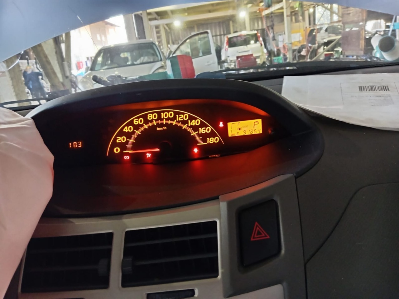 Двигатель TOYOTA VITZ KSP90 1KR-FE (б/у)