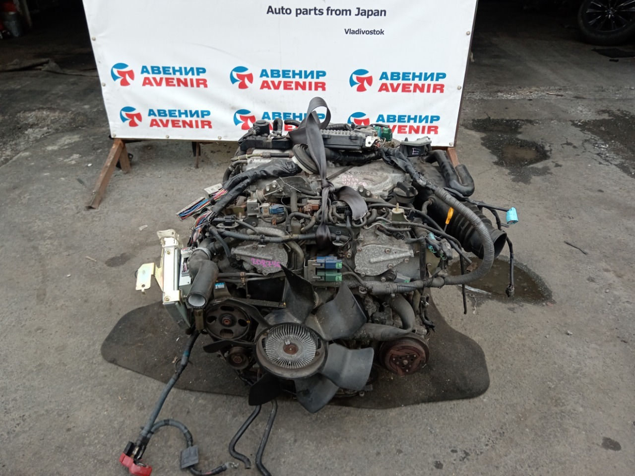Двигатель NISSAN CEDRIC HY34 VQ30DD (б/у)