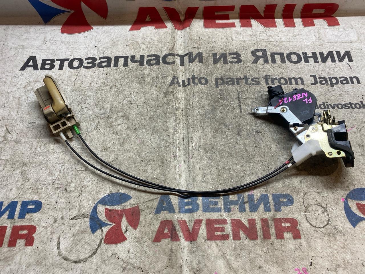 Замок двери TOYOTA COROLLA FIELDER CE121 передний левый (б/у)