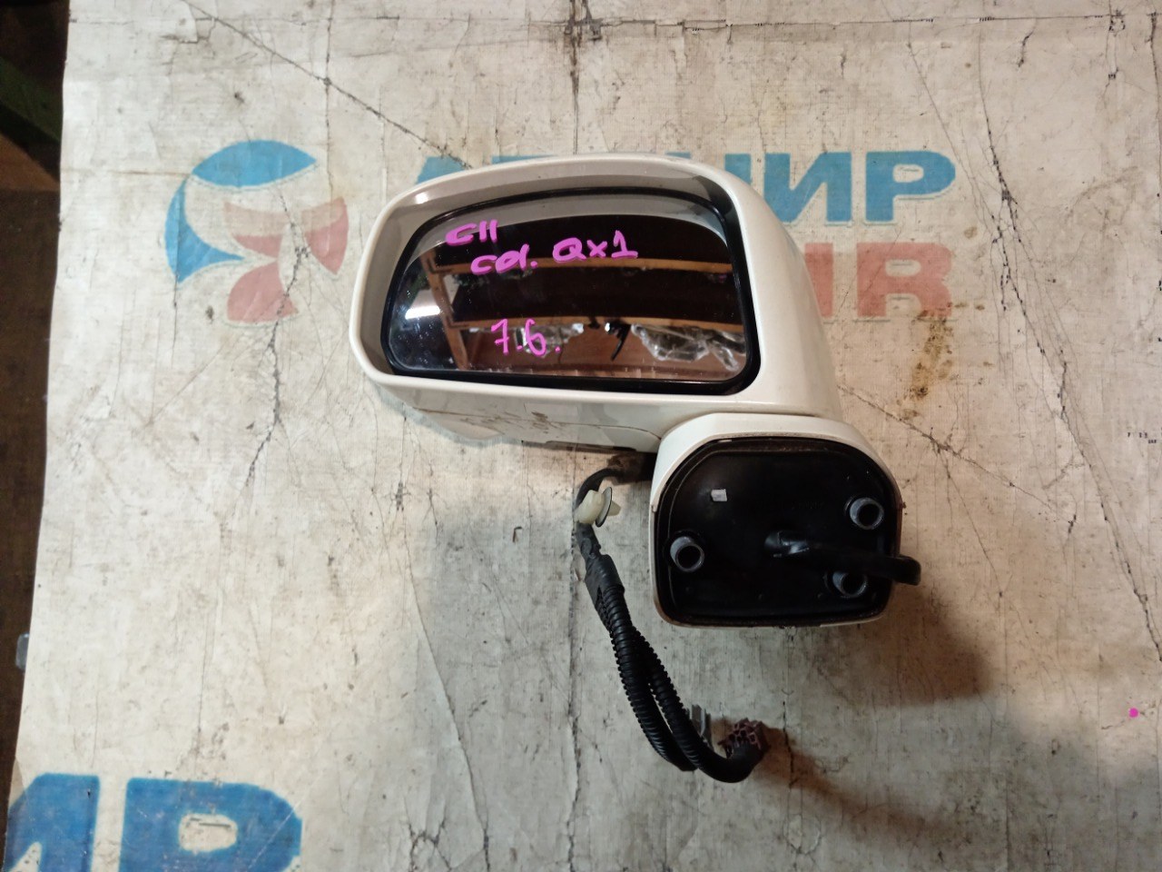 Зеркало NISSAN TIIDA C11 переднее левое (б/у)